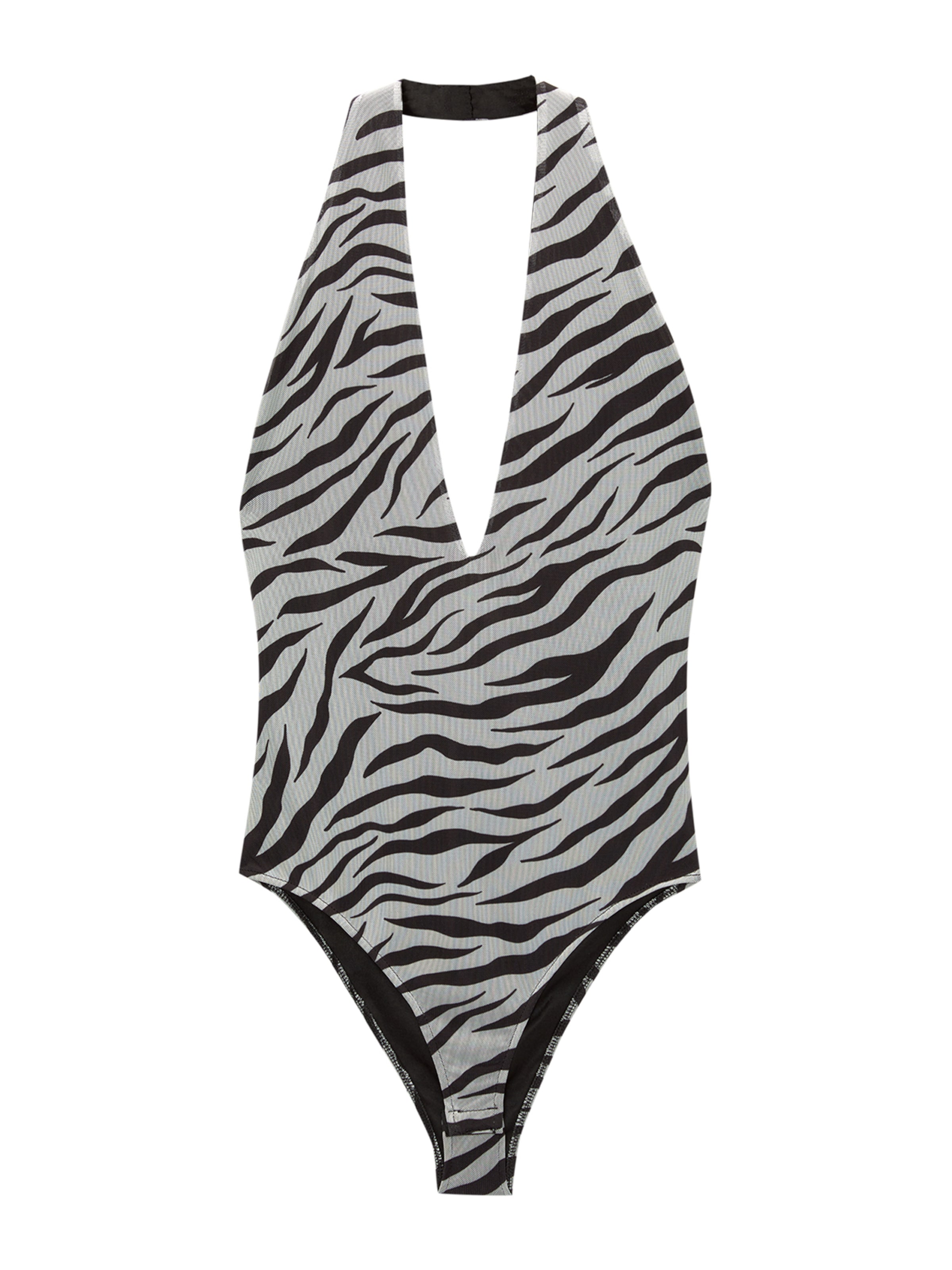 Pull&Bear Košeľové body - Sivá: predná strana