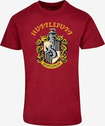 ABSOLUTE CULT Shirt 'Harry Potter - Hufflepuff' in Red: front