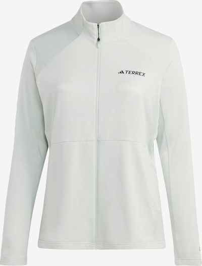 Jachetă  fleece funcțională 'Multi Fleece ' ADIDAS TERREX pe verde mentă / negru, Vizualizare produs