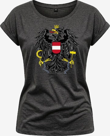 MAKAYA Shirt 'AT-Adler' in Grey: front