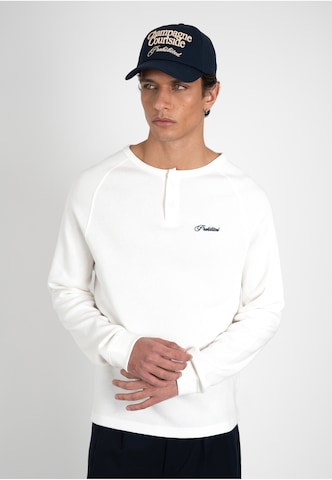 T-Shirt 'Terrace' Prohibited en blanc : devant