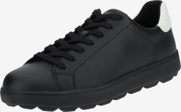 Sneaker bassa 'Spherica' di GEOX in nero: frontale