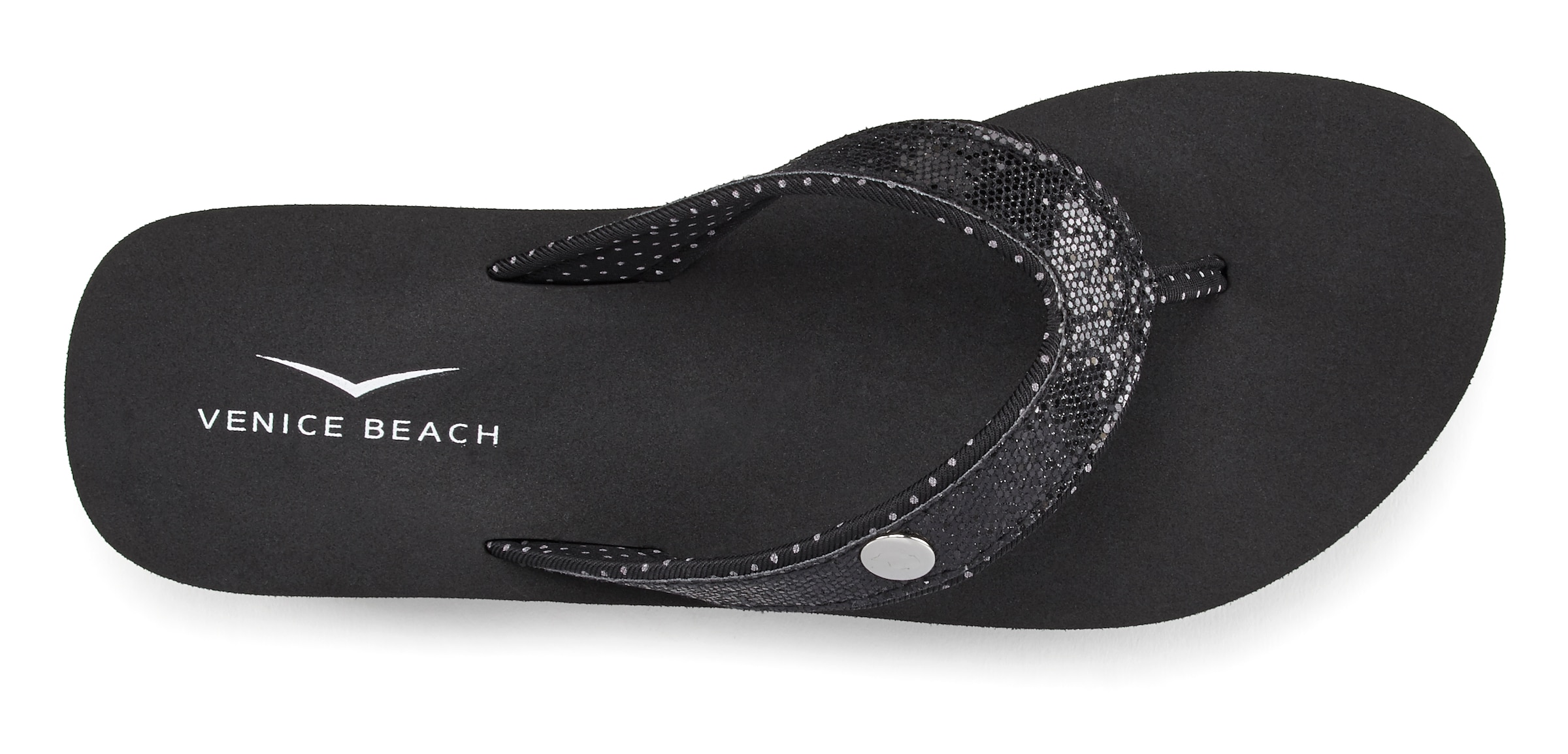 VENICE BEACH T-bar sandals in Black