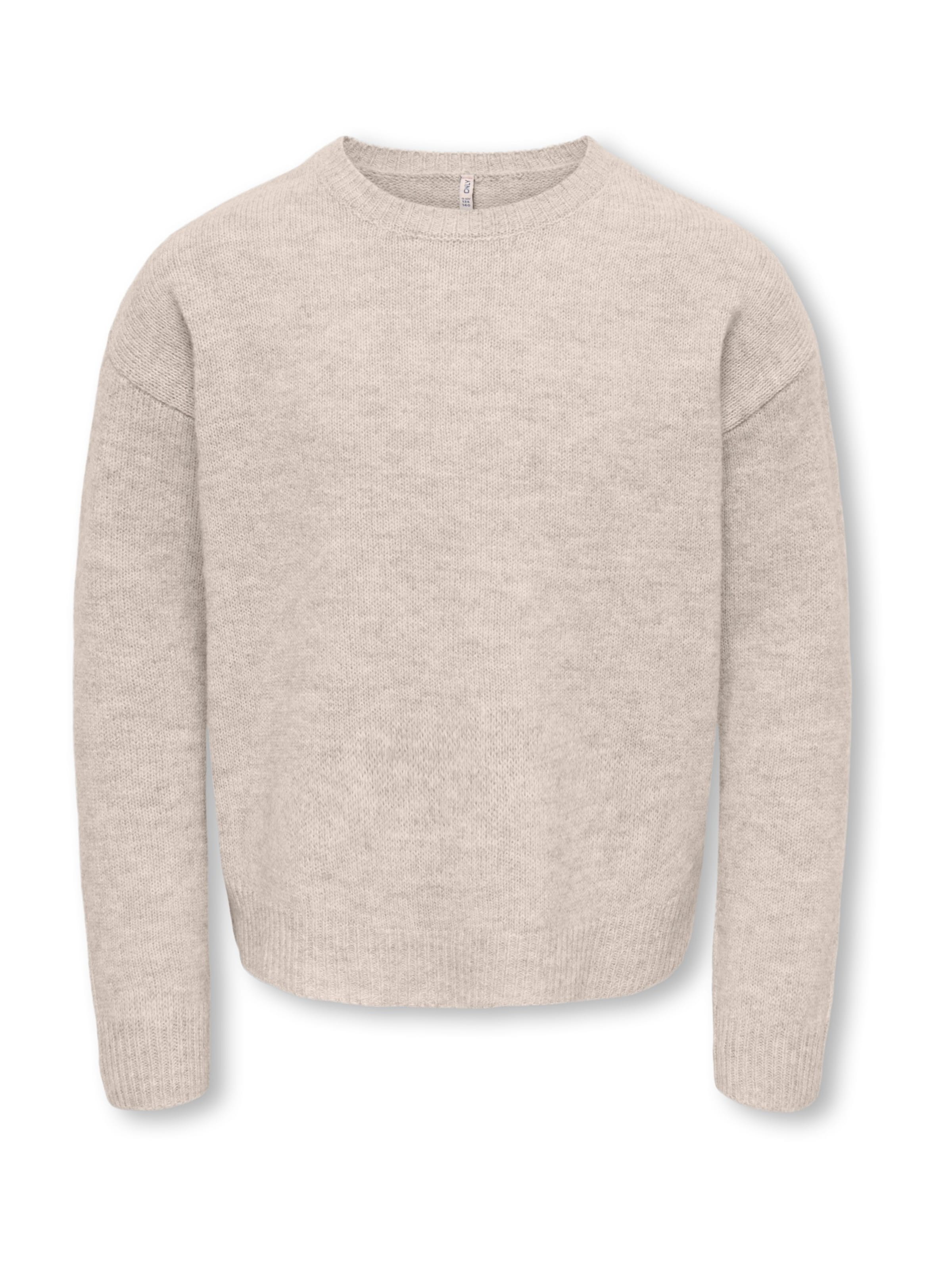 ONLY GIRLS Pullover 'KOGOLIVIA' in Braun: Vorderseite