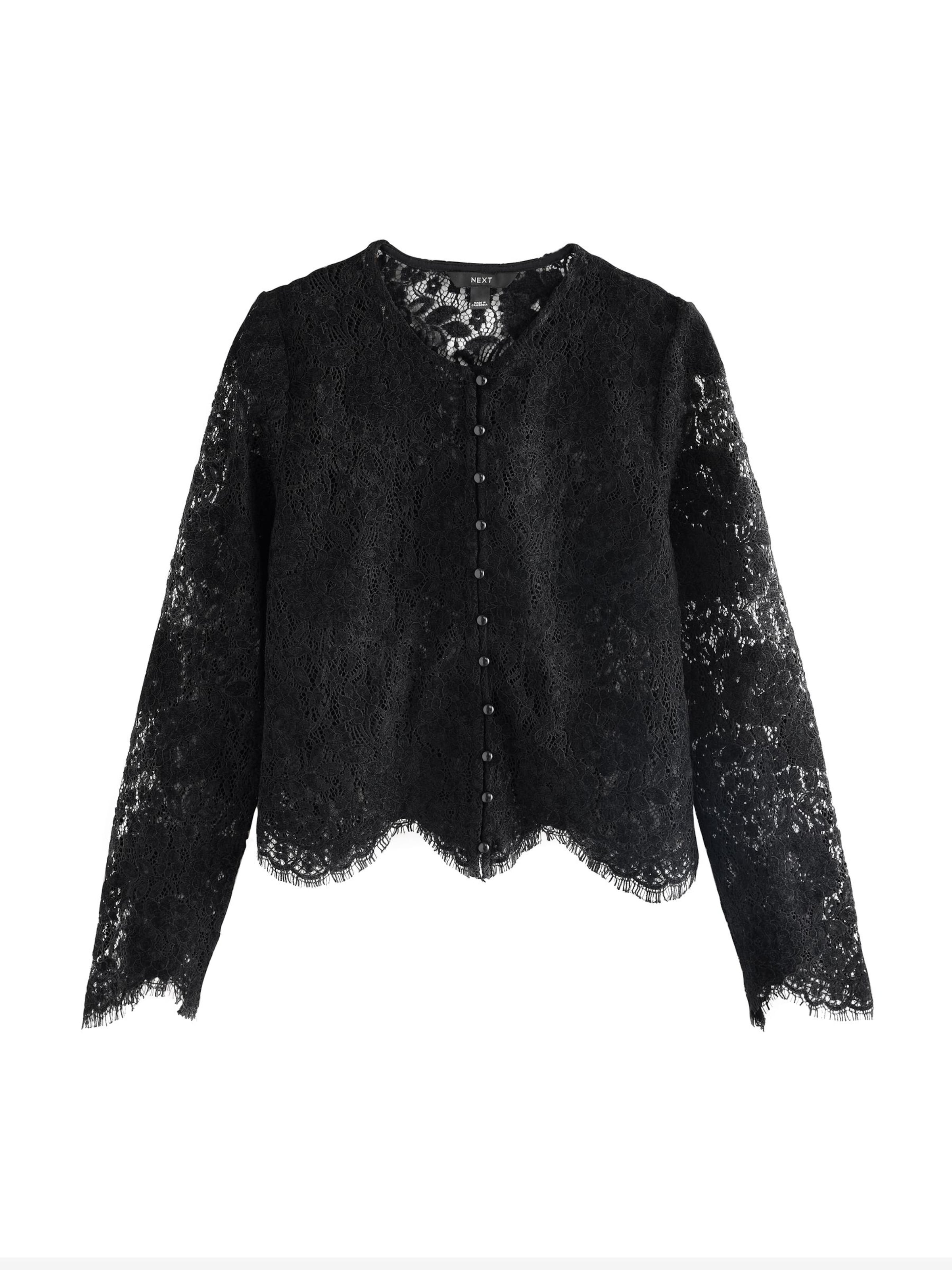 Chemisier Next en noir : devant