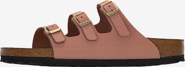 BIRKENSTOCK Pistokkaat 'Florida' värissä vaaleanpunainen: etupuoli