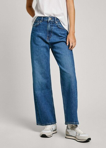 Pepe Jeans Wide leg Jeans in Blue: front