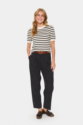 SAINT TROPEZ Pullover 'MilaSZ' in Beige