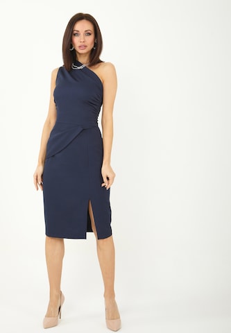 Awesome Apparel Cocktail Dress in Blue