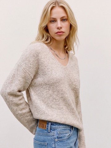 VERO MODA Sveter 'VMBerry' - Béžová: predná strana