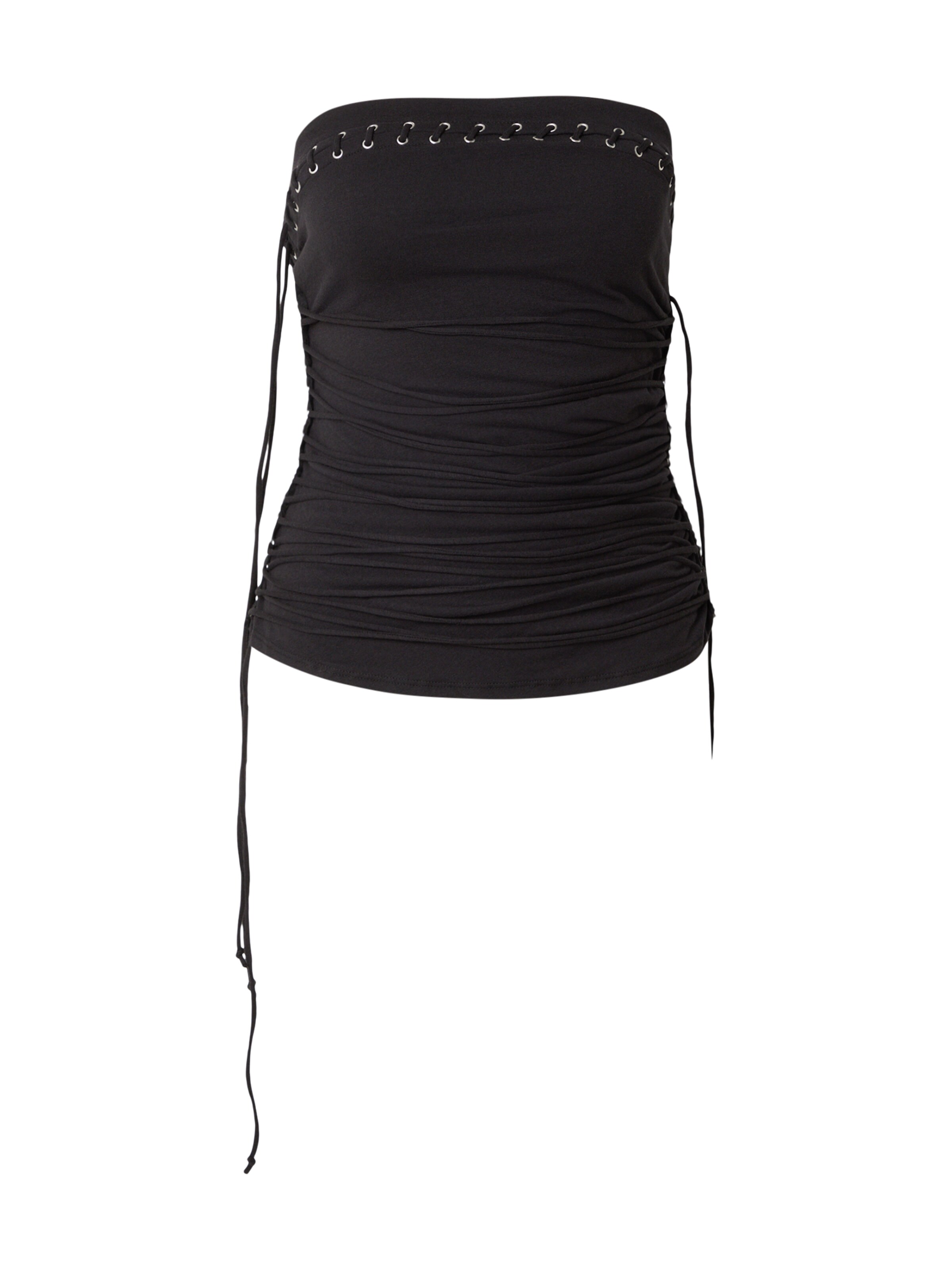 Top 'Rumi' in XS WEEKDAY di colore nero / argento, Visualizzazione prodotti