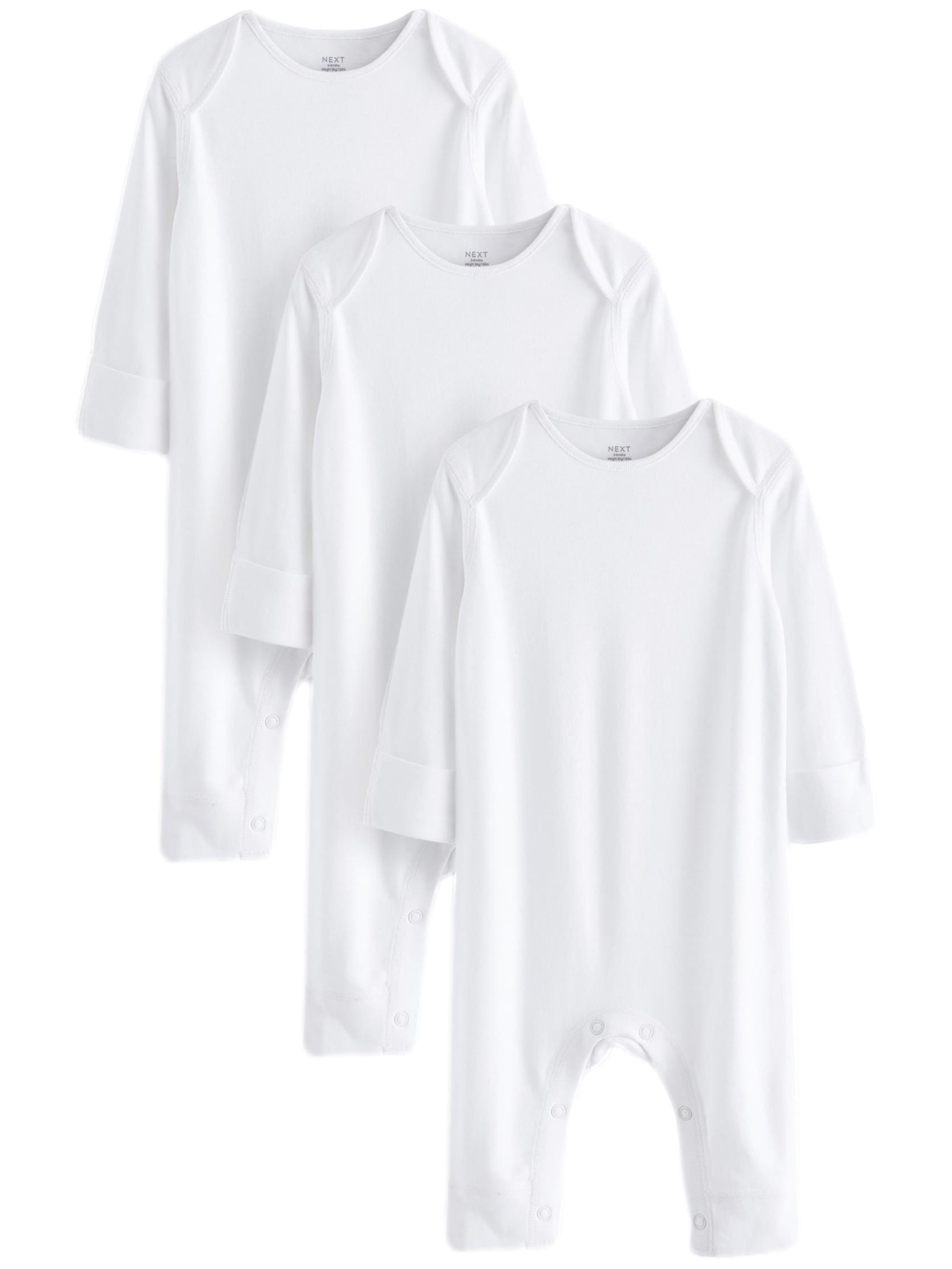 Pijamale de la Next pe alb: față