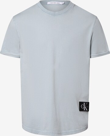 T-Shirt Calvin Klein Jeans en bleu : devant