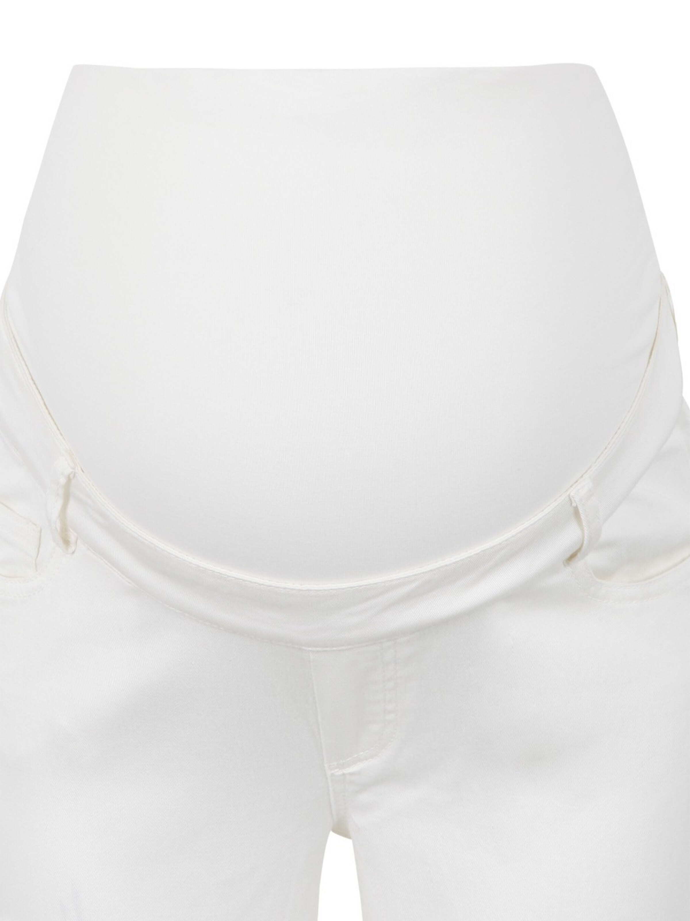 BELLYBUTTON Slim fit Pants 'Umstandshose' in White