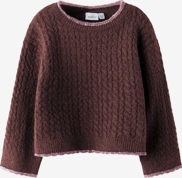 Pull-over NAME IT en marron : devant