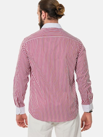 CIPO & BAXX Slim Fit Hemd 'CH192' in Rot