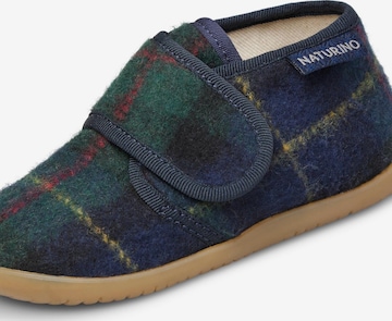 NATURINO Slipper 'HOME' in Blue: front