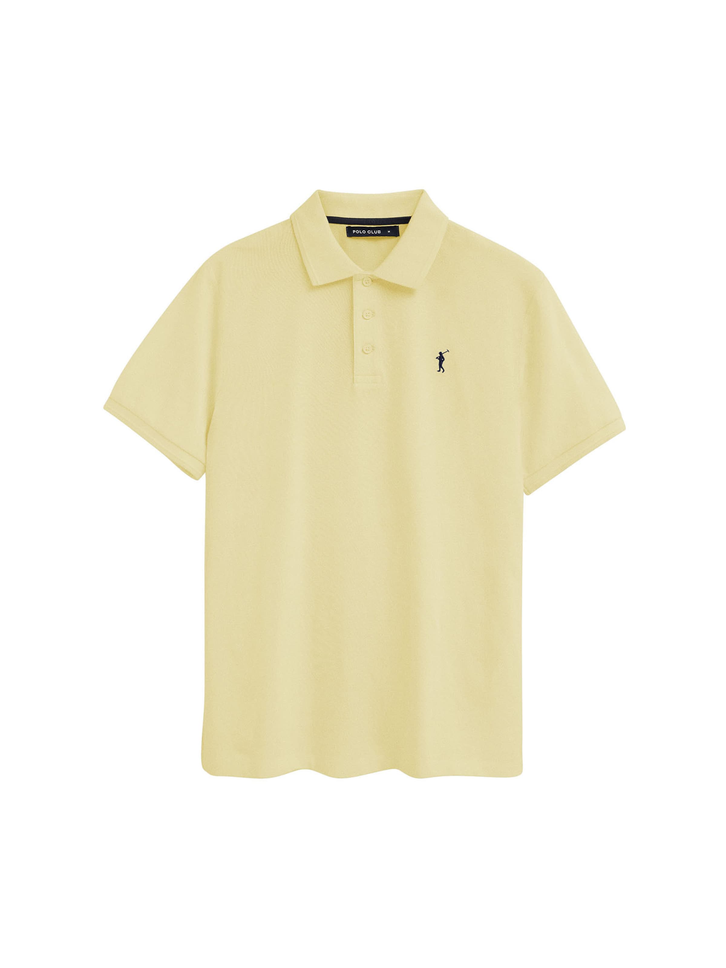 Polo Club Shirt in Yellow: front