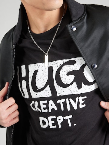 HUGO Bluser & t-shirts 'Nugocrea' i sort