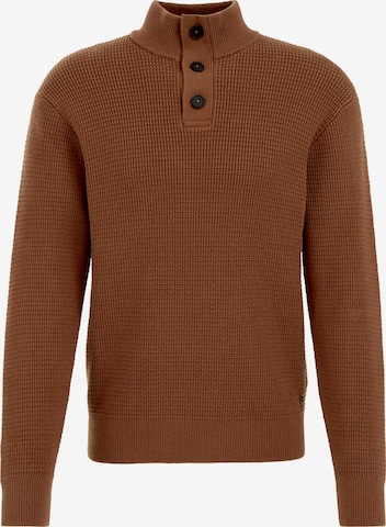 WE Fashion Neulepaita värissä ruskea: etupuoli