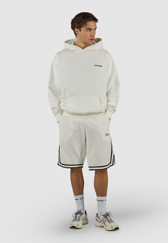 PegadorLoosefit Hlače - bijela boja: prednji dio