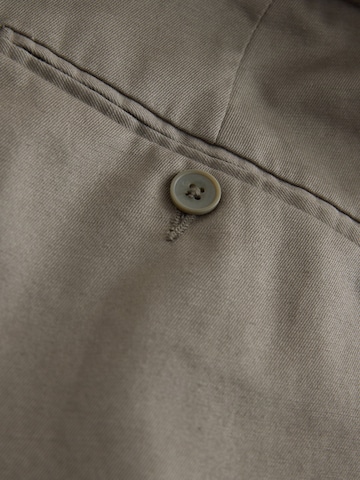 Next Свободный крой Брюки со складками в Зеленый