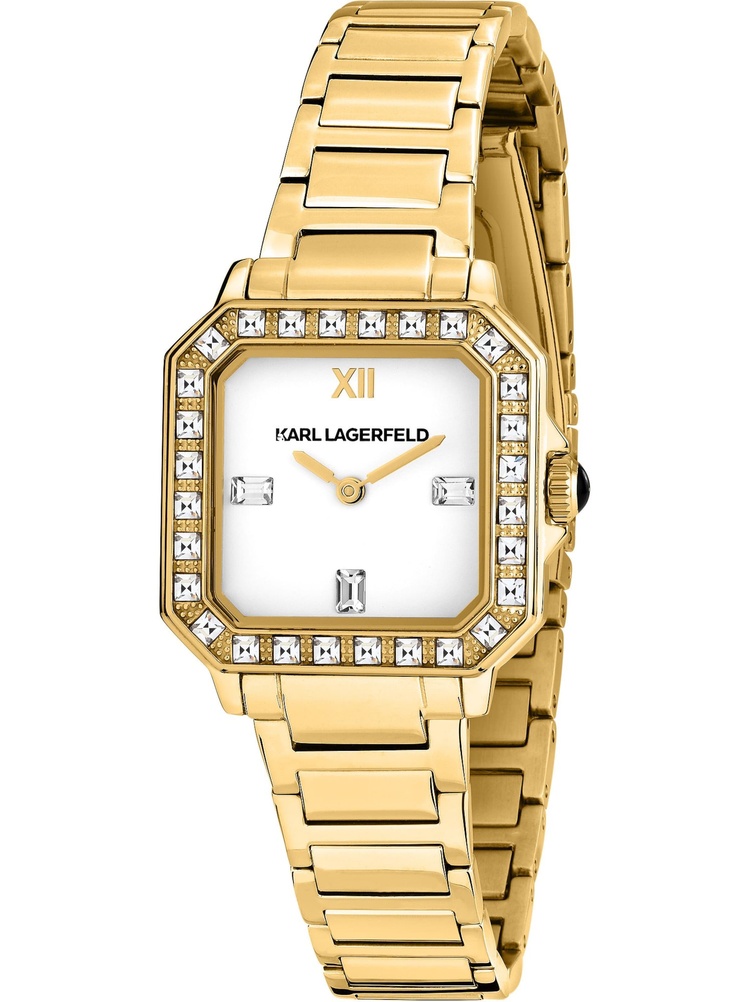 Karl Lagerfeld Uhr in Gold: Vorderseite