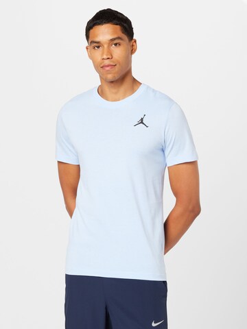T-Shirt fonctionnel Jordan en bleu : devant