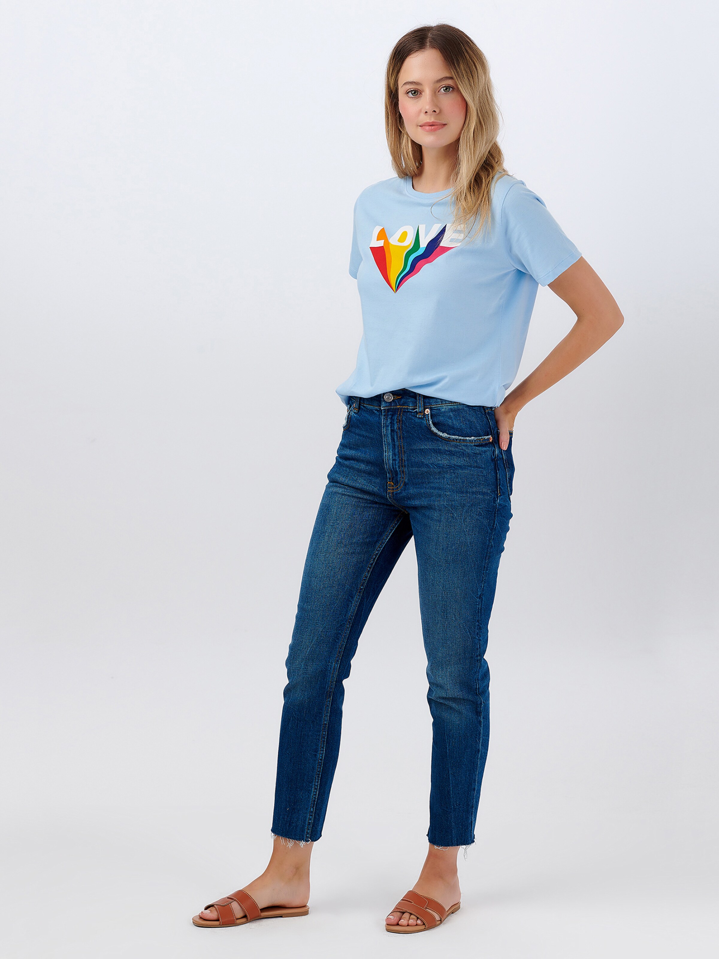 Vêtements T-shirt Maggie Love Rays Sugarhill Brighton en Bleu 