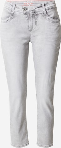 STREET ONE Slimfit Jeans 'Jane' in Grau: predná strana