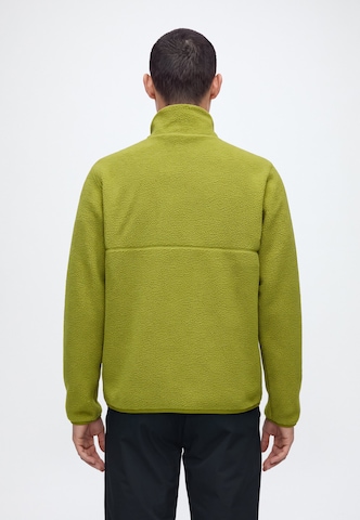 JACK WOLFSKIN Athletic Fleece Jacket in Green