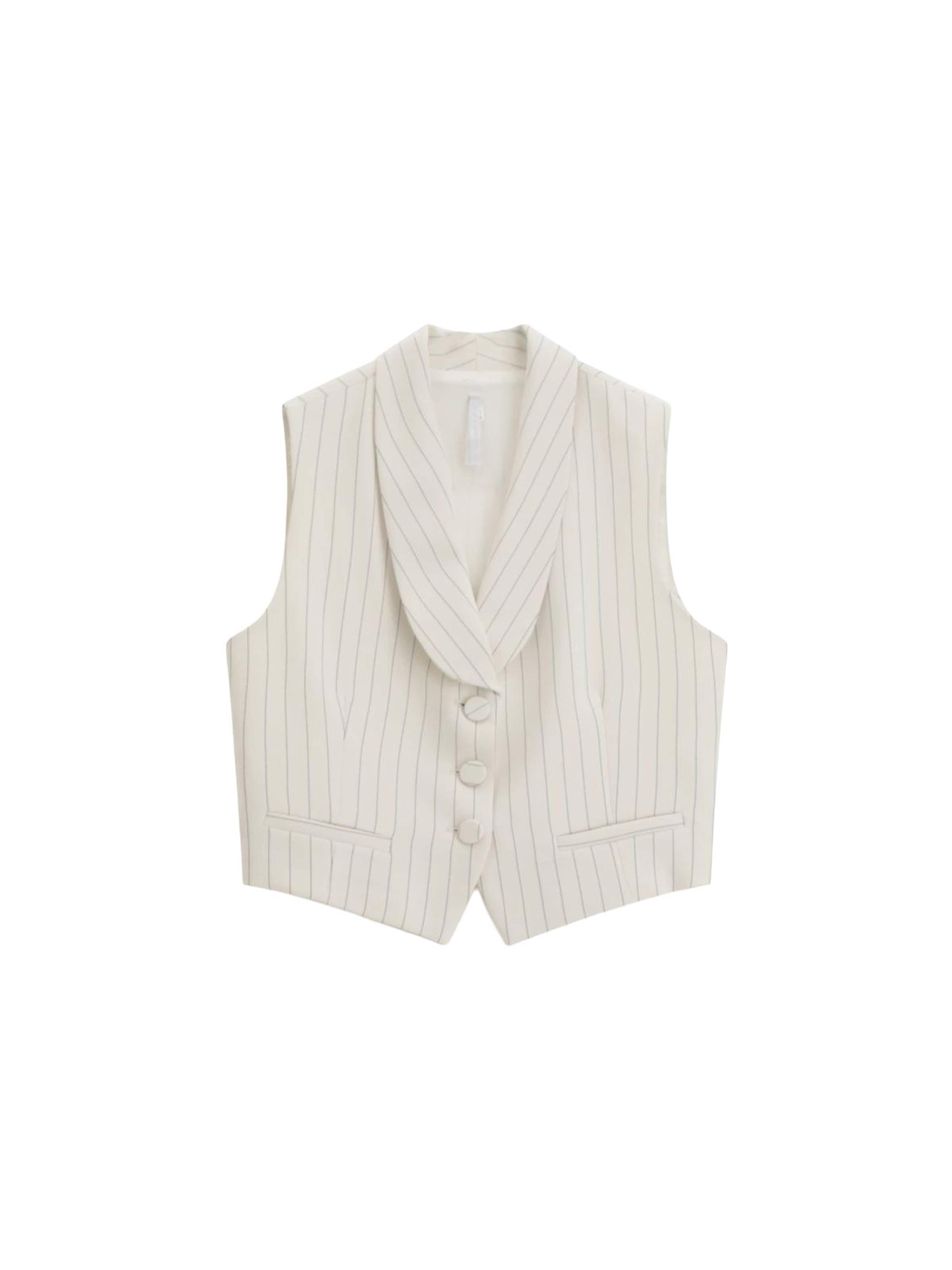 Gilet de costume IMPERIAL en blanc : devant