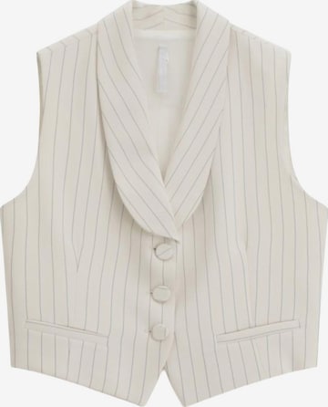 IMPERIAL - Chaleco para traje en blanco: frente