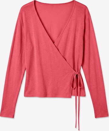 VERO MODA Gebreid vest in Rood: voorkant