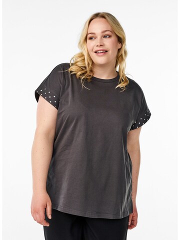 T-shirt 'Ebvina' Zizzi en gris : devant
