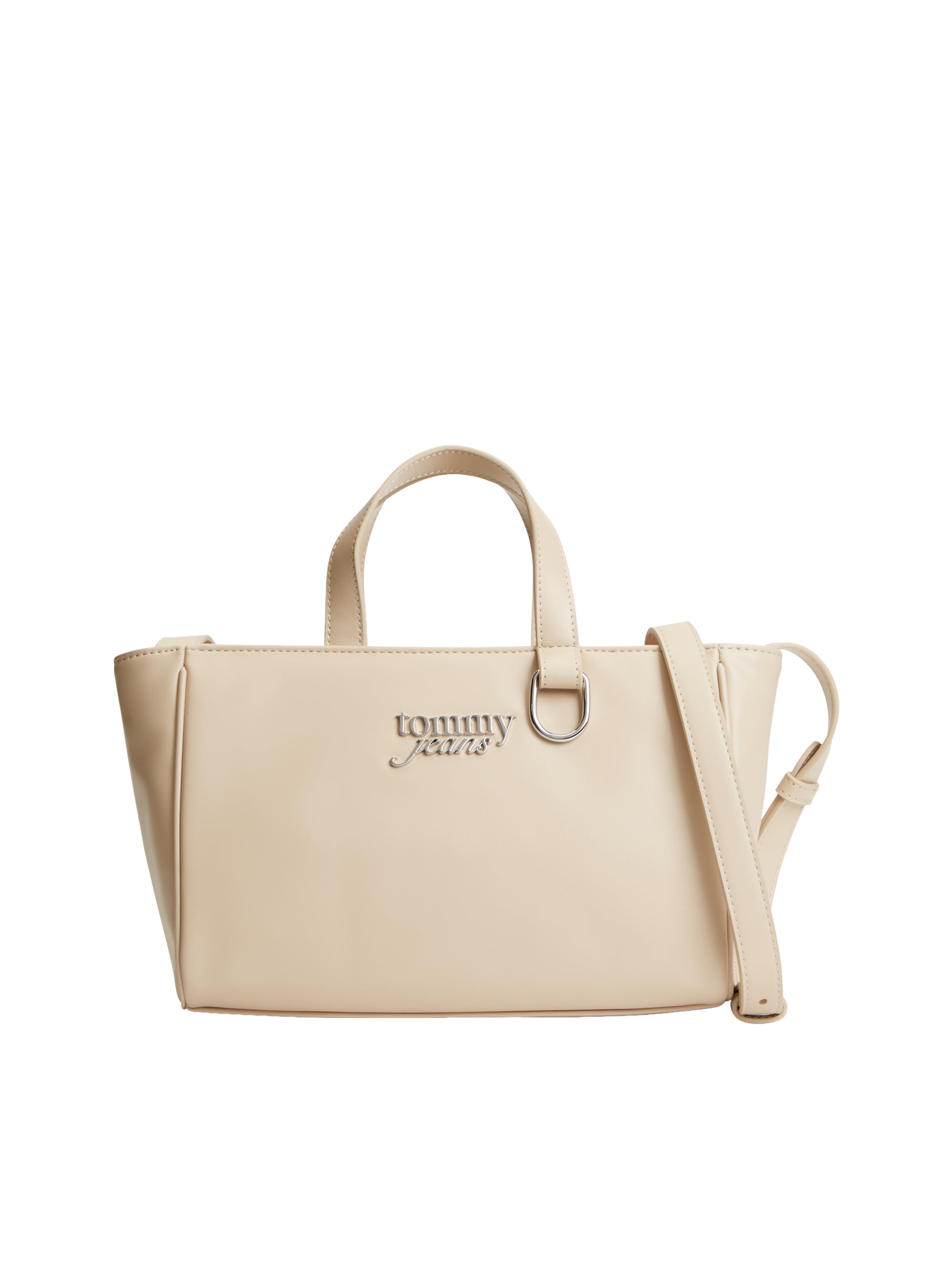 Tommy Jeans - Bolso de mano en blanco: frente