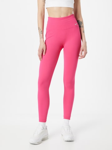 aim'n Skinny Workout Pants in Pink: front