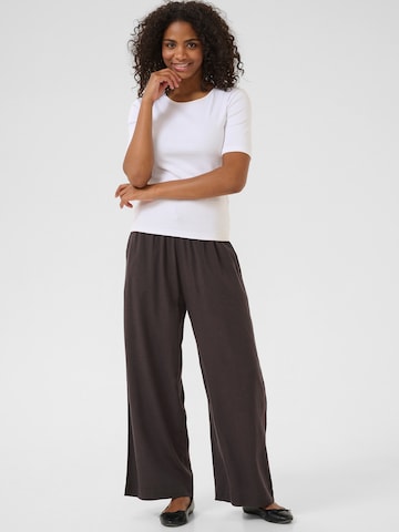 Wide leg Pantaloni 'KAmilia' di Kaffe in nero