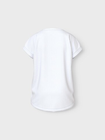 NAME IT - Camiseta 'VIOLET' en blanco