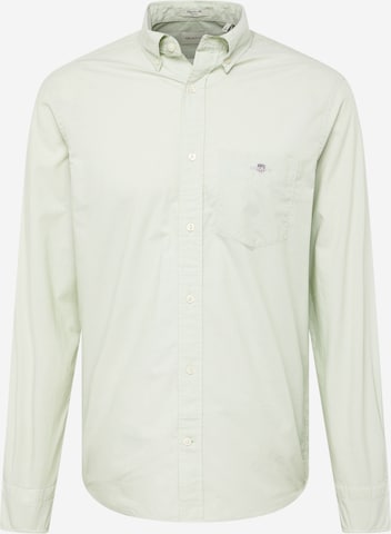 GANT Regular fit Button Up Shirt in Green: front