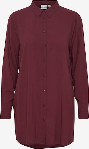 ICHI Blouse in Rood: voorkant