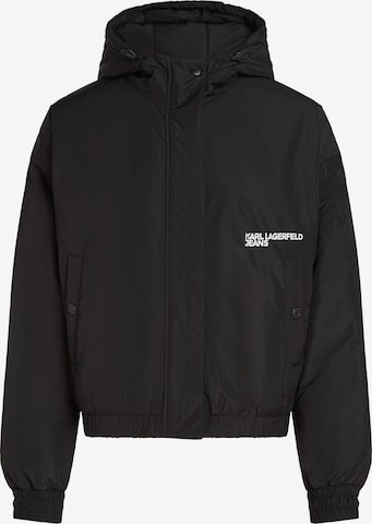 juoda KARL LAGERFELD JEANS Demisezoninė striukė: priekis