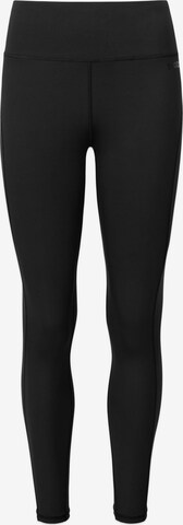 SNOCKS Skinny Workout Pants in Black: front