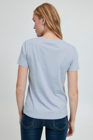 b.young Print-Shirt 'BYSANLA LEAF' in Blau