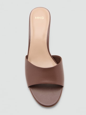 Mule 'HIDE' MANGO en marron