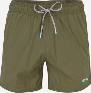 Shorts de bain 'Haiti' HUGO en vert : devant