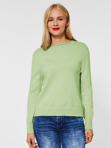 STREET ONE Sweater in Green: front