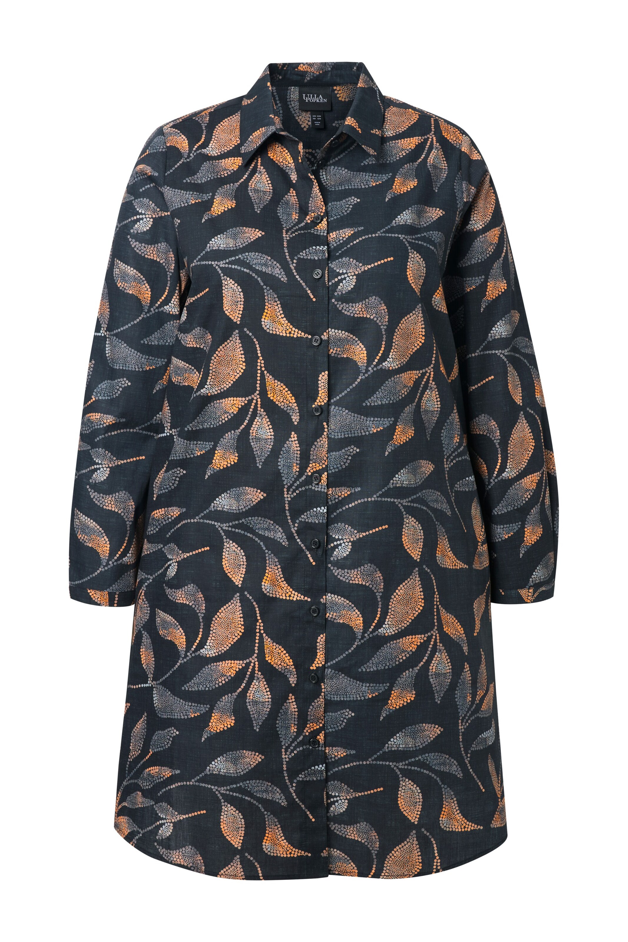 Ulla Popken Blouse in Grey / Orange / Black, Item view