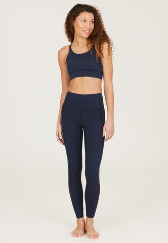 Athlecia Skinny Workout Pants 'Elli' in Blue