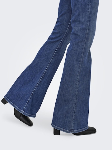 Flared Jeans 'CHERYL' di ONLY in blu